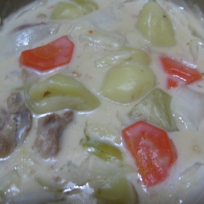 野菜たっぷりの我が家のチキンクリームシチュー レシピ 作り方 By Mokamikko 楽天レシピ